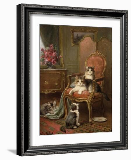 The Favourite Chair-Leon-charles Huber-Framed Giclee Print