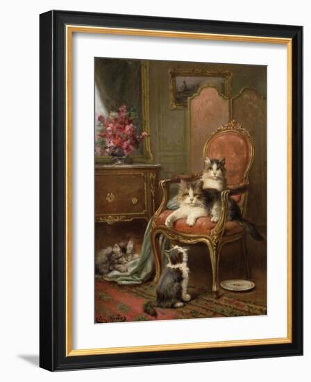 The Favourite Chair-Leon-charles Huber-Framed Giclee Print