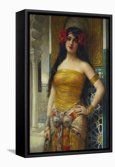 The Favourite of the Harem-Leon Francois Comerre-Framed Premier Image Canvas