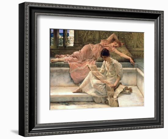 The Favourite Poet, 1888-Sir Lawrence Alma-Tadema-Framed Giclee Print