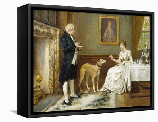 The Favourite-George Goodwin Kilburne-Framed Premier Image Canvas