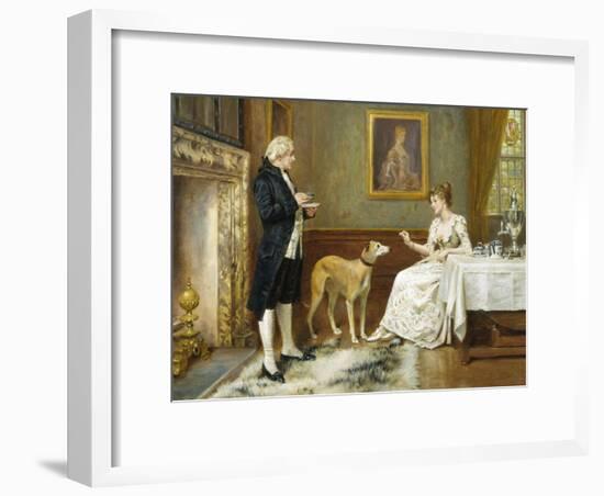 The Favourite-George Goodwin Kilburne-Framed Giclee Print