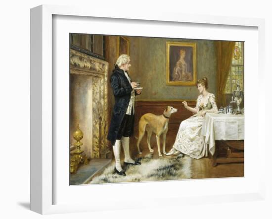 The Favourite-George Goodwin Kilburne-Framed Giclee Print