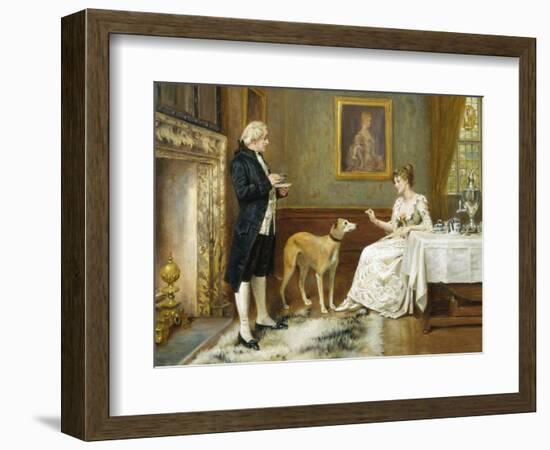 The Favourite-George Goodwin Kilburne-Framed Giclee Print