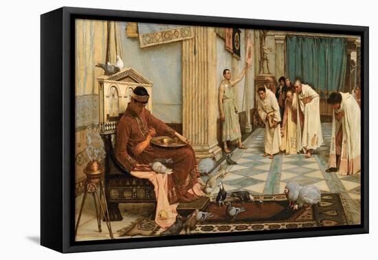 The Favourites of Emperor Honorius, C.1883-John William Waterhouse-Framed Premier Image Canvas