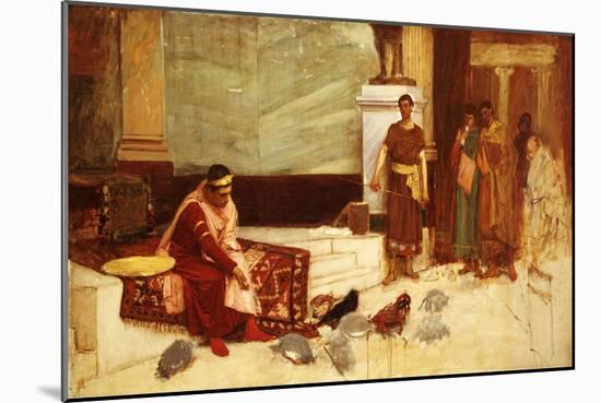 The Favourites of the Emperor Honorius (Ad 384-423)-John William Waterhouse-Mounted Giclee Print
