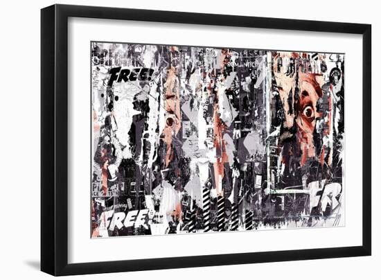 The Fear, 2016 (Collage)-Teis Albers-Framed Giclee Print