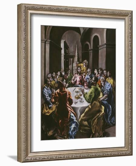 The Feast in the House of Simon, 1608-14-El Greco-Framed Giclee Print