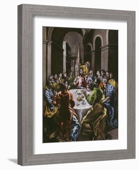 The Feast in the House of Simon, 1608-14-El Greco-Framed Giclee Print