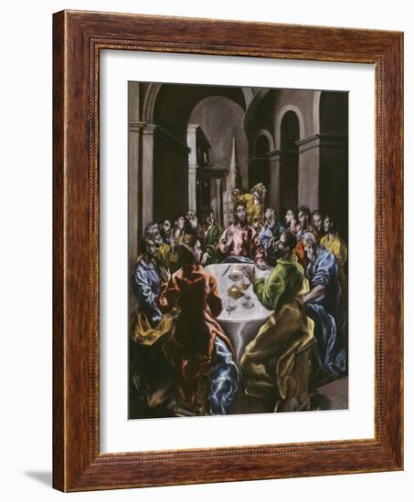 The Feast in the House of Simon, 1608-14-El Greco-Framed Giclee Print