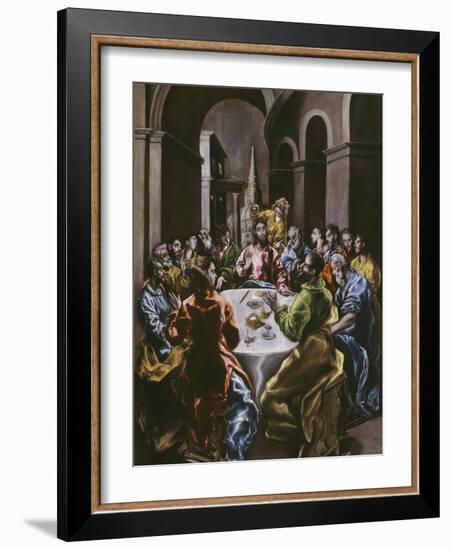 The Feast in the House of Simon, 1608-14-El Greco-Framed Giclee Print