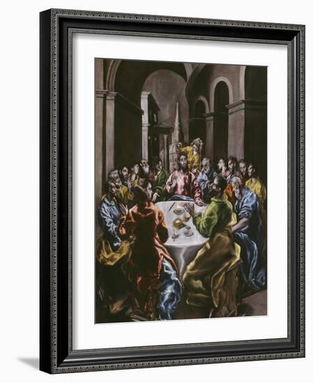 The Feast in the House of Simon, 1608-14-El Greco-Framed Giclee Print