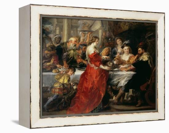 The Feast of Herod, 1633 or C.1637-38-Peter Paul Rubens-Framed Premier Image Canvas