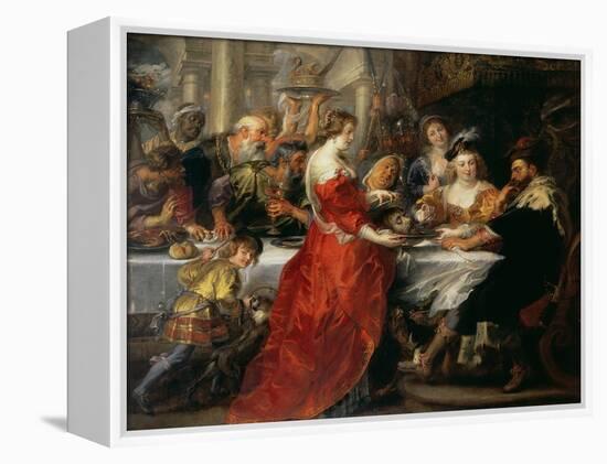 The Feast of Herod, 1633 or C.1637-38-Peter Paul Rubens-Framed Premier Image Canvas