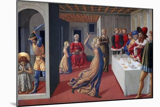 The Feast of Herod and the Beheading of Saint John the Baptist, 1461-1462-Benozzo Gozzoli-Mounted Giclee Print