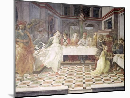 The Feast of Herod-Fra Filippo Lippi-Mounted Giclee Print