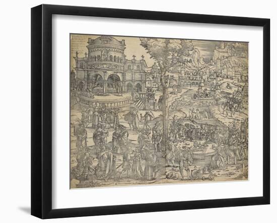 The Feast of Herod-Hans Sebald Beham-Framed Giclee Print