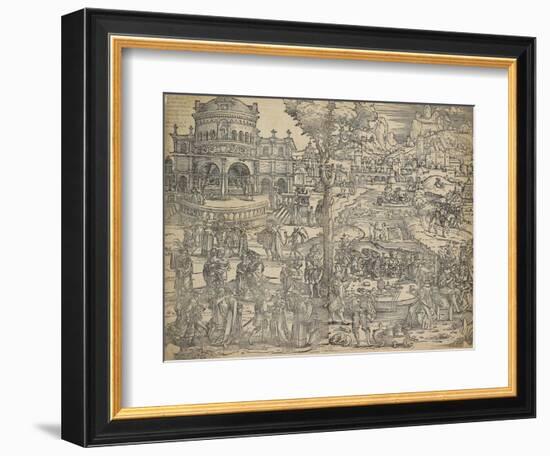 The Feast of Herod-Hans Sebald Beham-Framed Giclee Print