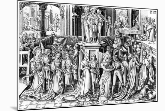 The Feast of Salomé, C1490s-Rosotte-Mounted Giclee Print