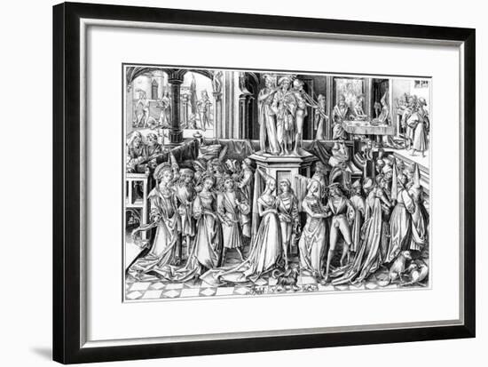 The Feast of Salomé, C1490s-Rosotte-Framed Giclee Print