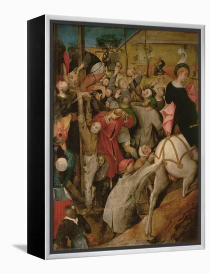 The Feast of St. Martin (Detail)-Pieter Brueghel the Younger-Framed Premier Image Canvas