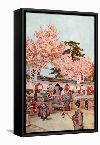 The Feast of the Cherry Blossoms-Ella Du Cane-Framed Premier Image Canvas