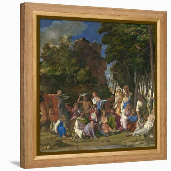 The Feast of the Gods, 1514- 29-Giov. /Titian Bellini-Framed Premier Image Canvas