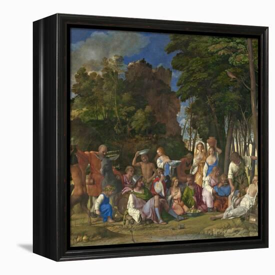 The Feast of the Gods, 1514- 29-Giov. /Titian Bellini-Framed Premier Image Canvas