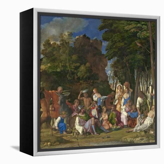 The Feast of the Gods, 1514- 29-Giov. /Titian Bellini-Framed Premier Image Canvas