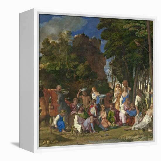 The Feast of the Gods, 1514- 29-Giov. /Titian Bellini-Framed Premier Image Canvas