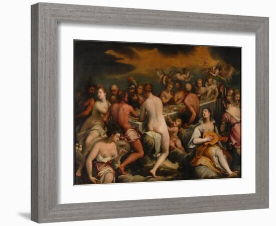 The Feast of the Gods-Johann Rottenhammer-Framed Giclee Print