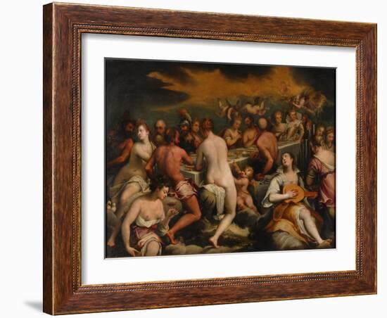 The Feast of the Gods-Johann Rottenhammer-Framed Giclee Print