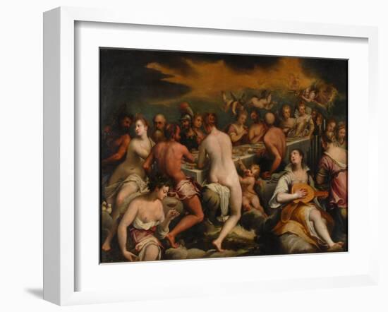 The Feast of the Gods-Johann Rottenhammer-Framed Giclee Print