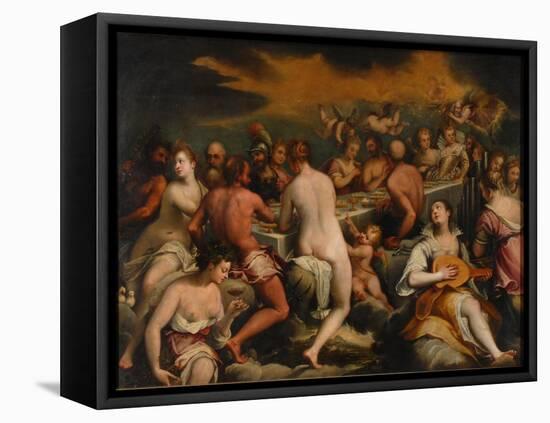 The Feast of the Gods-Johann Rottenhammer-Framed Premier Image Canvas