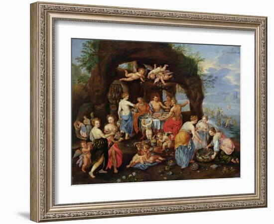 The Feast of the Gods-Jan Van Kessel-Framed Giclee Print
