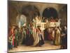 The Feast of the Rejoicing of the Torah at the Synagogue in Leghorn, Italy, 1850-Solomon Alexander Hart-Mounted Giclee Print