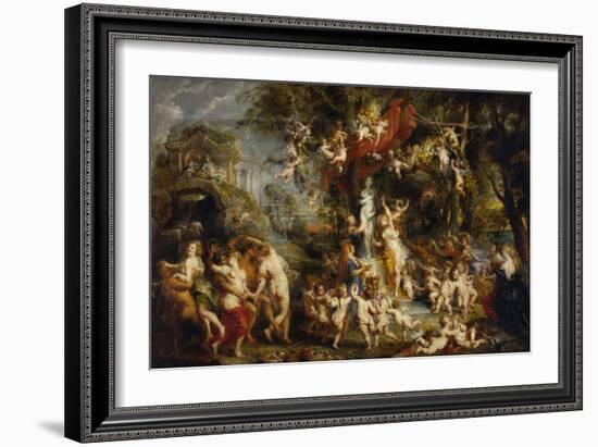 The Feast of Venus, after 1635-Peter Paul Rubens-Framed Giclee Print