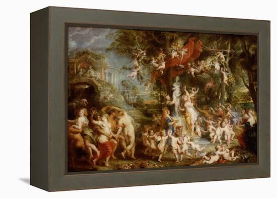 The Feast of Venus (The Festival of Venus Verticordi), 1636-1637-Peter Paul Rubens-Framed Premier Image Canvas