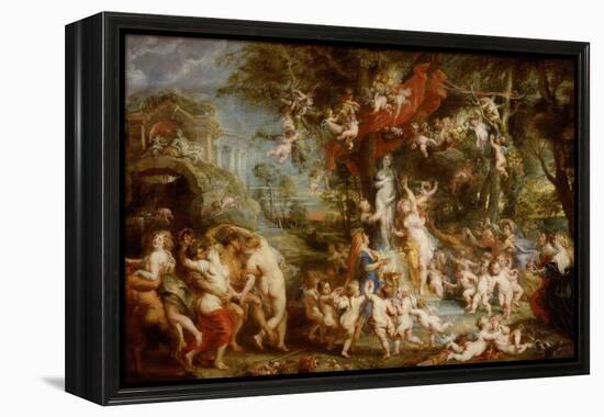 The Feast of Venus (The Festival of Venus Verticordi), 1636-1637-Peter Paul Rubens-Framed Premier Image Canvas