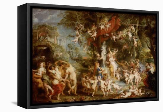 The Feast of Venus (The Festival of Venus Verticordi), 1636-1637-Peter Paul Rubens-Framed Premier Image Canvas