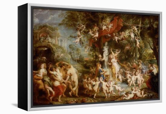 The Feast of Venus (The Festival of Venus Verticordi), 1636-1637-Peter Paul Rubens-Framed Premier Image Canvas