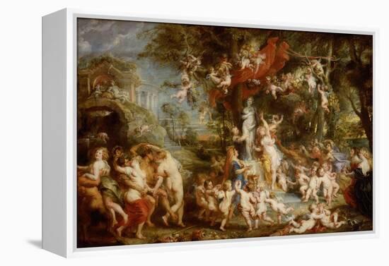 The Feast of Venus (The Festival of Venus Verticordi), 1636-1637-Peter Paul Rubens-Framed Premier Image Canvas