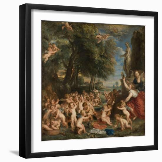 The Feast of Venus (The Festival of Venus Verticordi)-Peter Paul Rubens-Framed Giclee Print