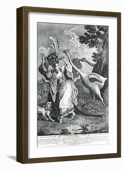 The Feathered Friend in a Fright, 1779-John Collet-Framed Giclee Print