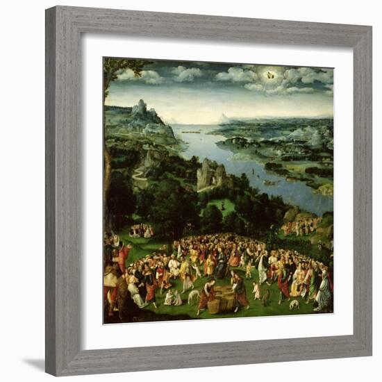 The Feeding of the Five Thousand-Joachim Patenir-Framed Giclee Print