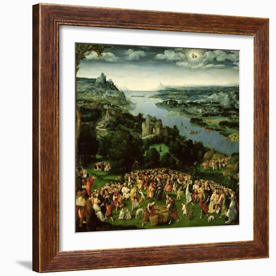 The Feeding of the Five Thousand-Joachim Patenir-Framed Giclee Print