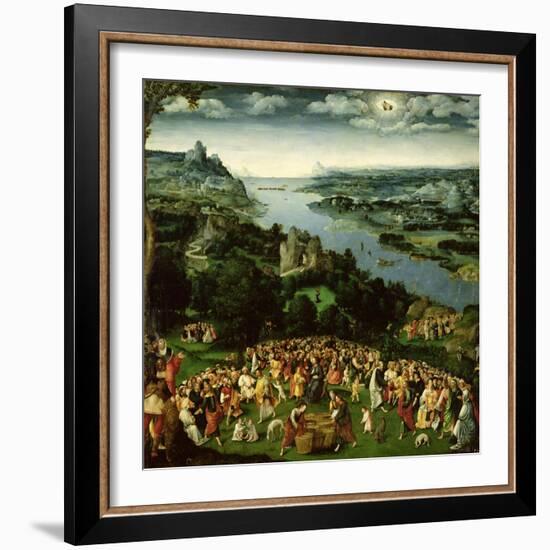 The Feeding of the Five Thousand-Joachim Patenir-Framed Giclee Print