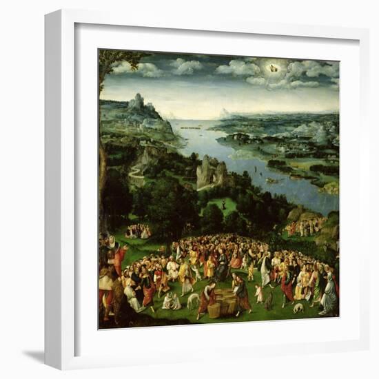 The Feeding of the Five Thousand-Joachim Patenir-Framed Giclee Print