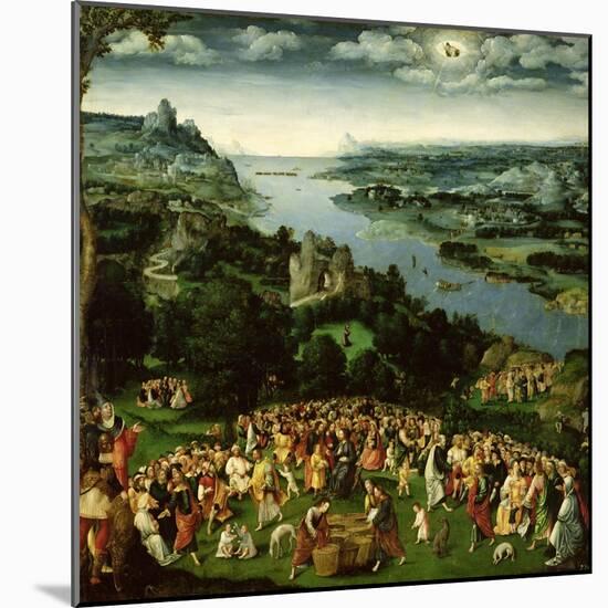 The Feeding of the Five Thousand-Joachim Patenir-Mounted Giclee Print