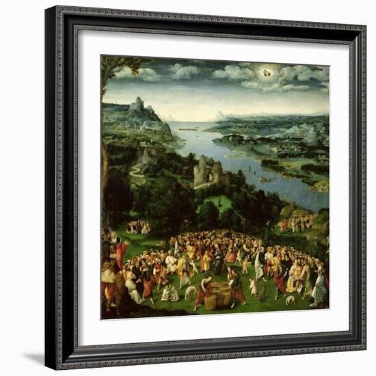 The Feeding of the Five Thousand-Joachim Patenir-Framed Giclee Print